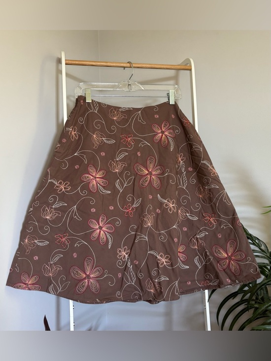 Covington Dresses & Skirts - Covington Embroidered Floral A-Line Skirt